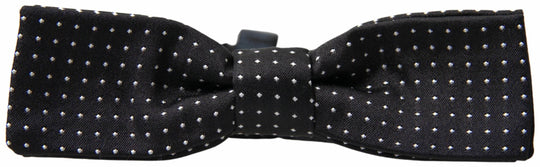 Dolce & Gabbana Elegante schwarze Seidenfliege - Léoré