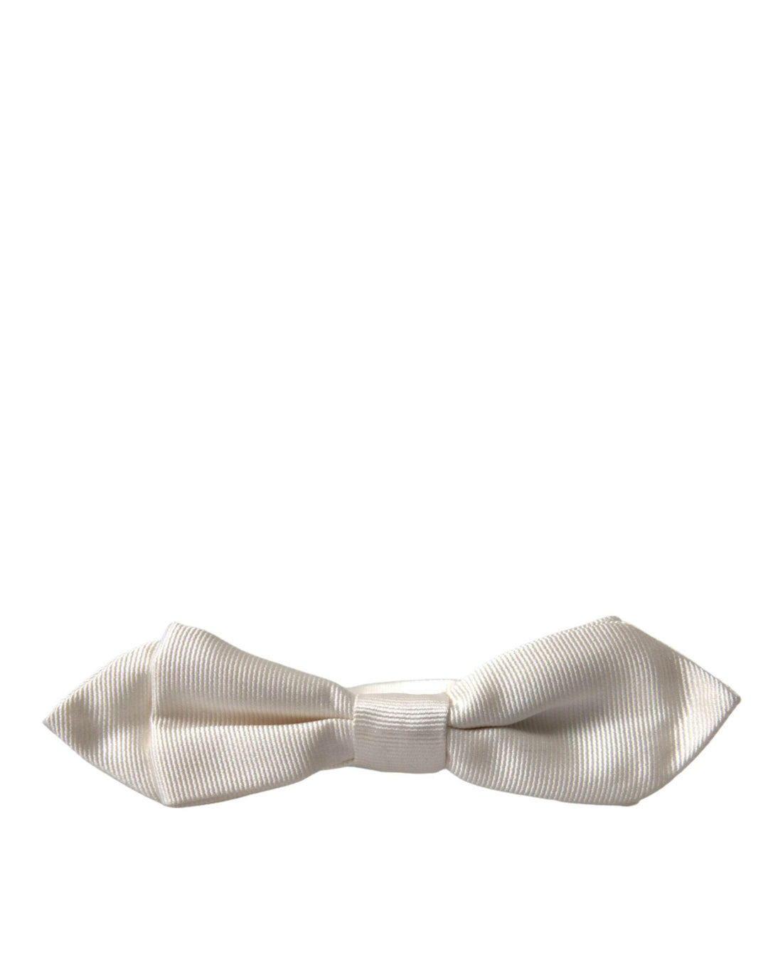Dolce & Gabbana Elegante weiße Seidenfliege - Léoré