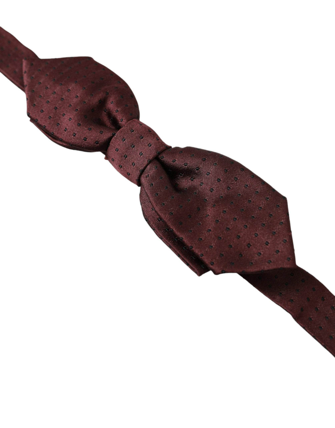 Dolce & Gabbana Elegante Seidenfliege in Bordeaux - Léoré