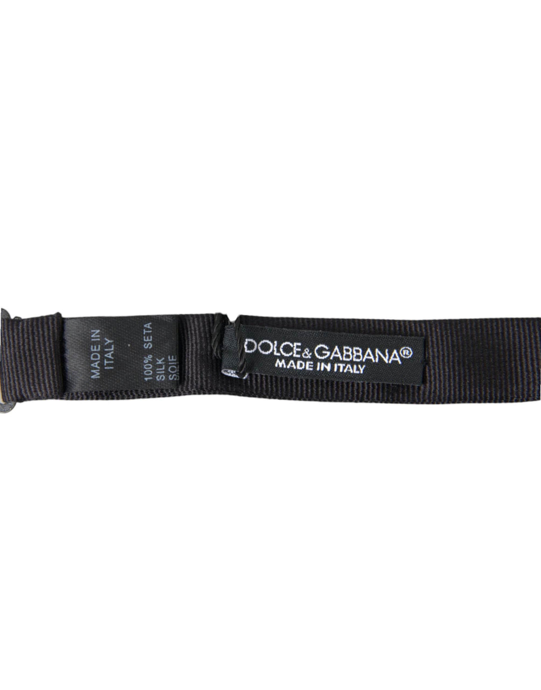 Dolce & Gabbana Elegante schwarze Seidenfliege für anspruchsvollen Stil - Léoré