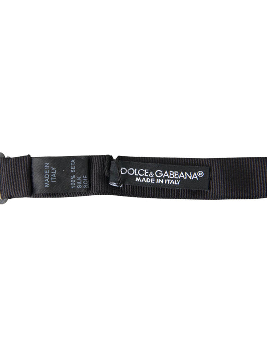 Dolce & Gabbana Elegante schwarze Seidenfliege für anspruchsvollen Stil - Léoré