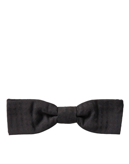 Dolce & Gabbana Elegante braune Fantasy-Seidenfliege - Léoré
