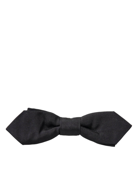 Dolce & Gabbana Elegante schwarze Seidenfliege - Léoré