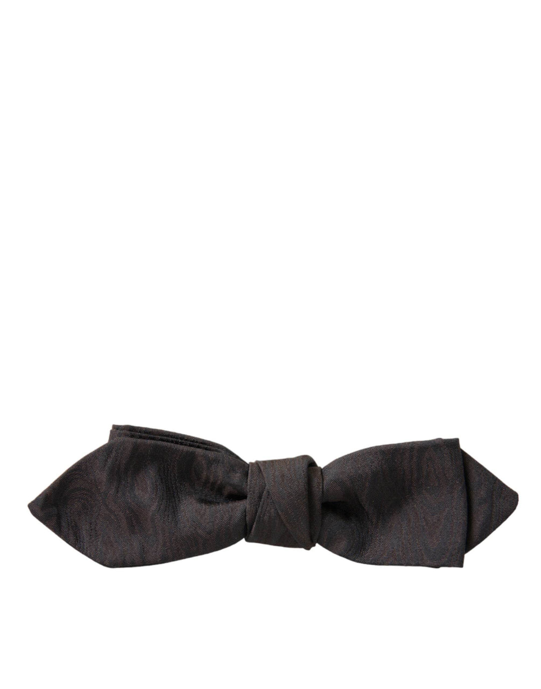 Dolce & Gabbana Elegante Fliege aus brauner Seidenmischung - Léoré