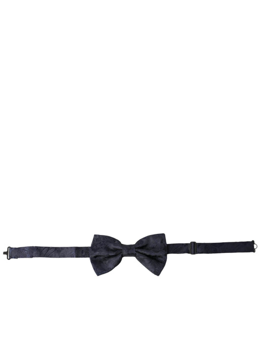 Dolce & Gabbana Elegante Seidenfliege Blau - Léoré