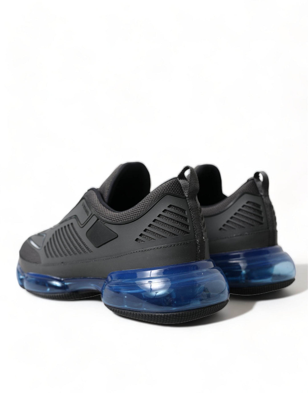 Prada Elegante Herren-Sneakers aus schwarzem Mesh - Léoré
