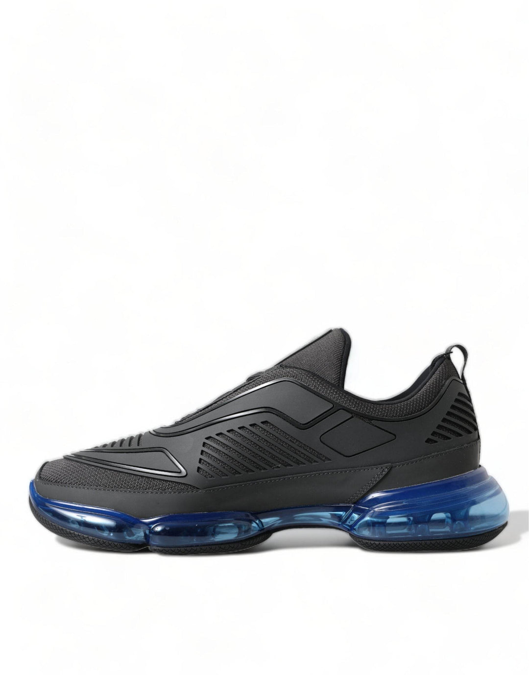 Prada Elegante Herren-Sneakers aus schwarzem Mesh - Léoré