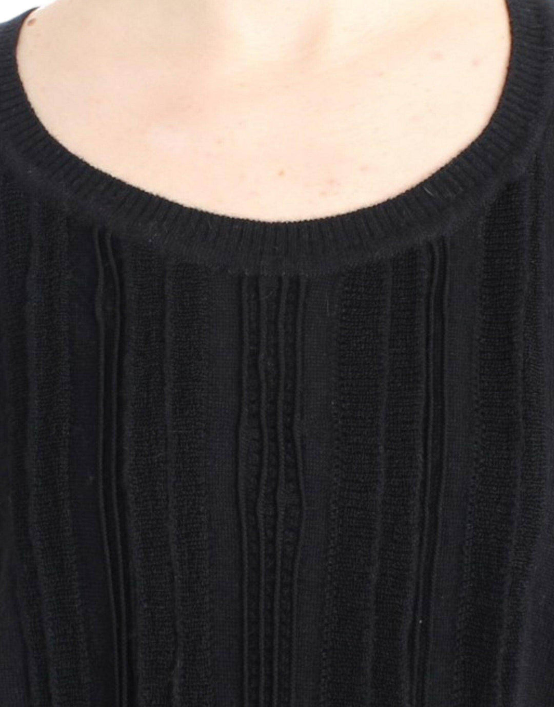 Cavalli Eleganter schwarzer Kurzarmpullover - Léoré