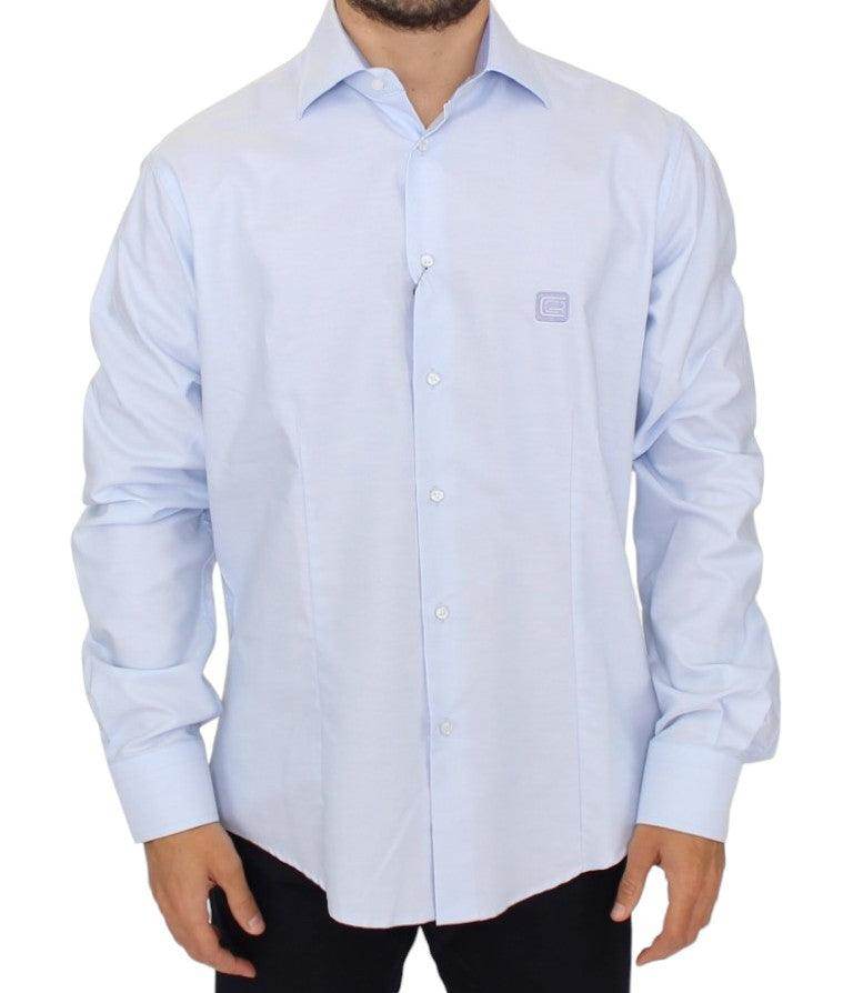 Cavalli Elegantes hellblaues Hemd aus italienischer Baumwolle - Léoré