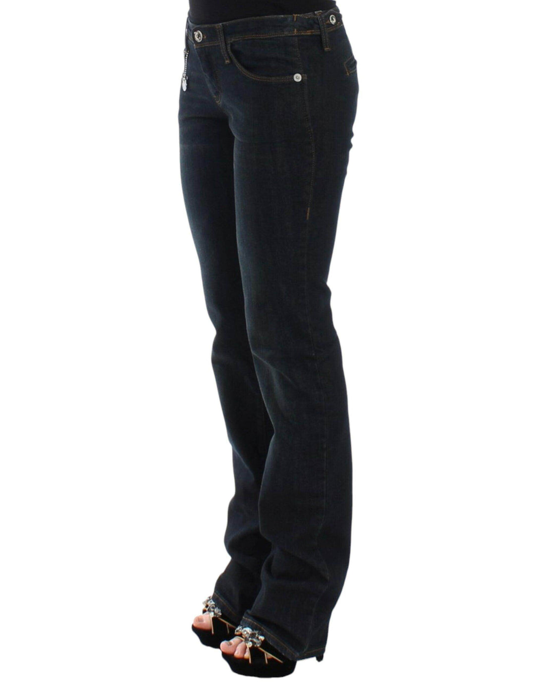 Costume National Chic Blue Slim Fit Denim Delight - Léoré