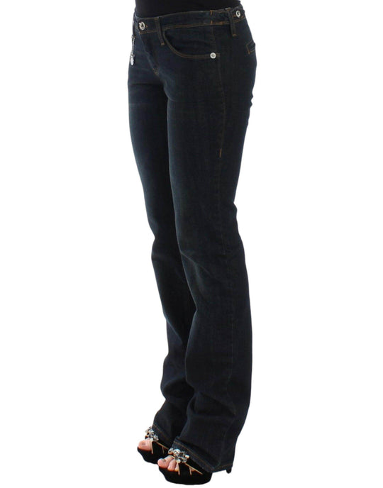 Costume National Chic Blue Slim Fit Denim Delight - Léoré