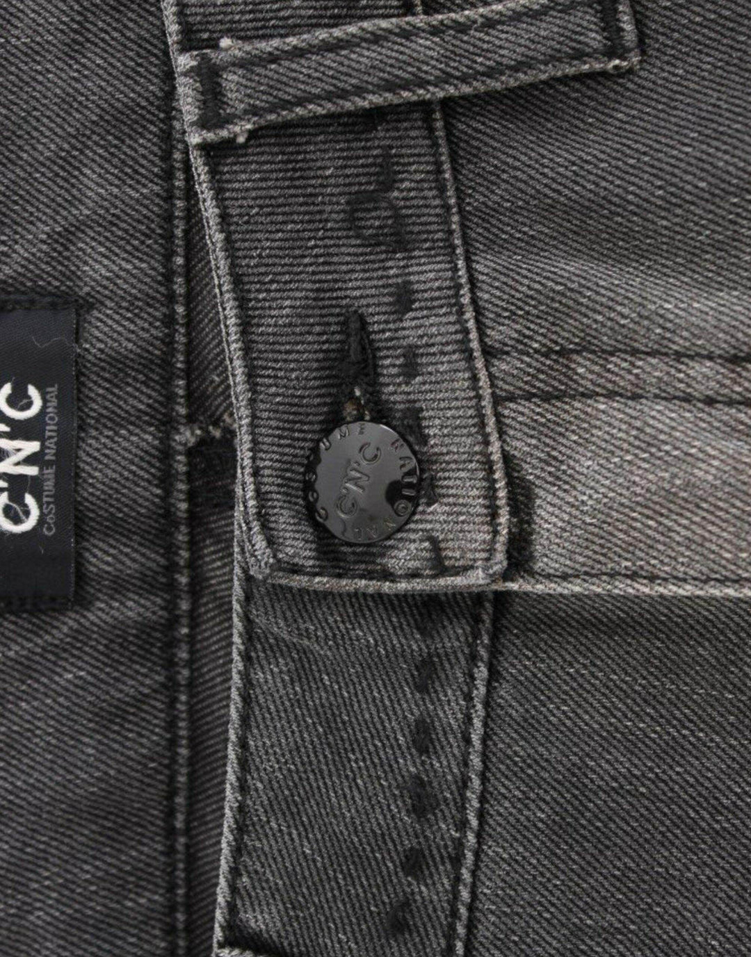 Costume National Chic Gray Straight Leg Denim Delight - Léoré