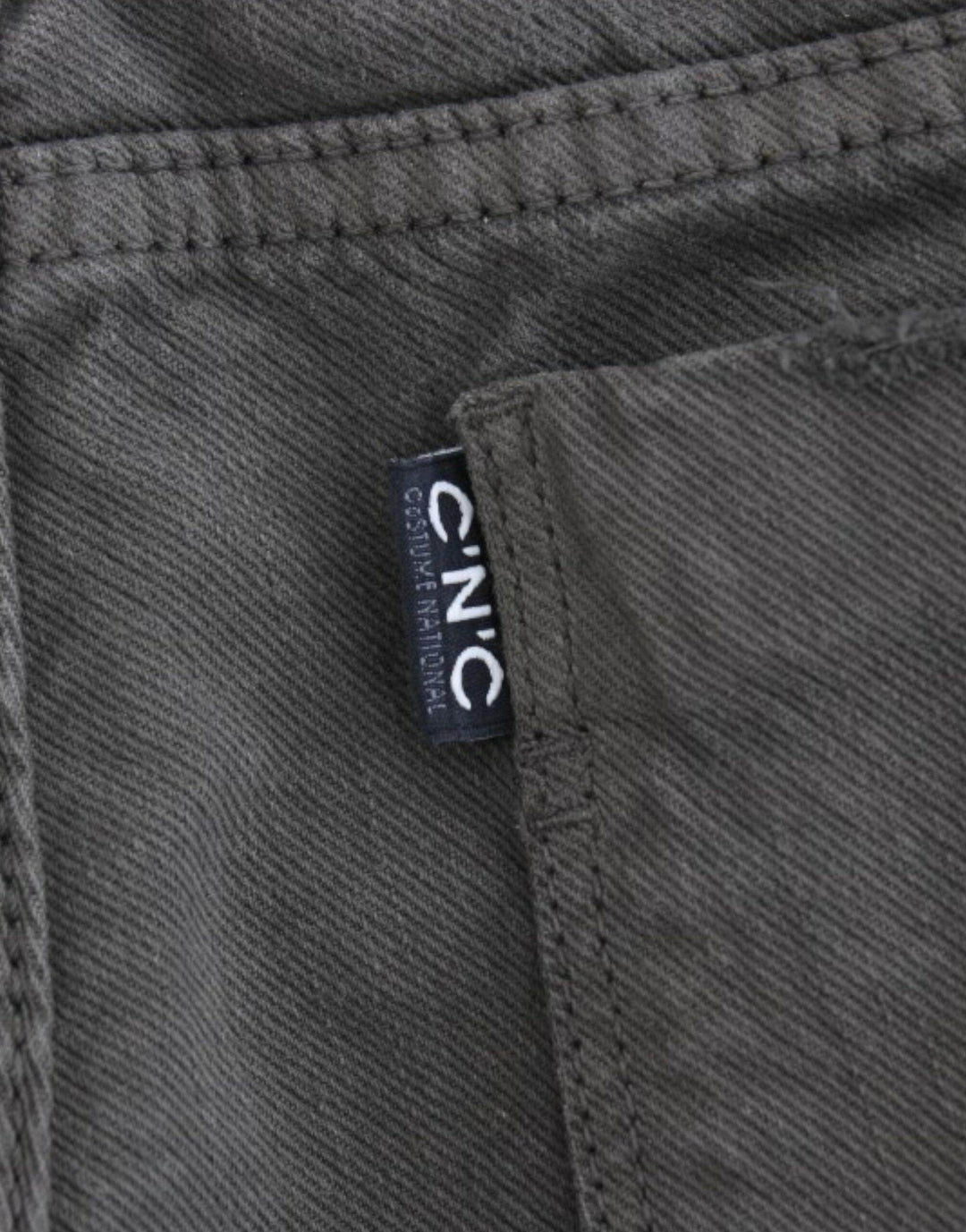 Costume National Schicke grüne Designer Jeans mit schmalem Bein - Léoré