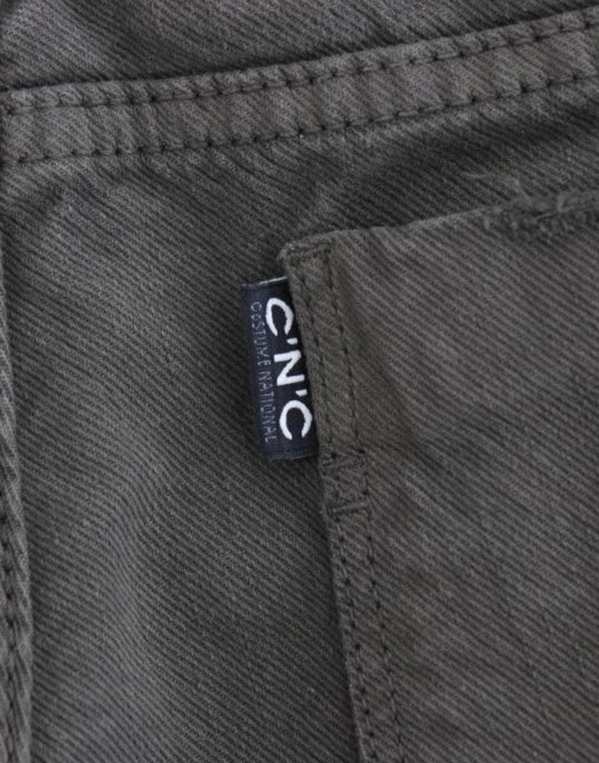 Costume National Schicke grüne Designer Jeans mit schmalem Bein - Léoré