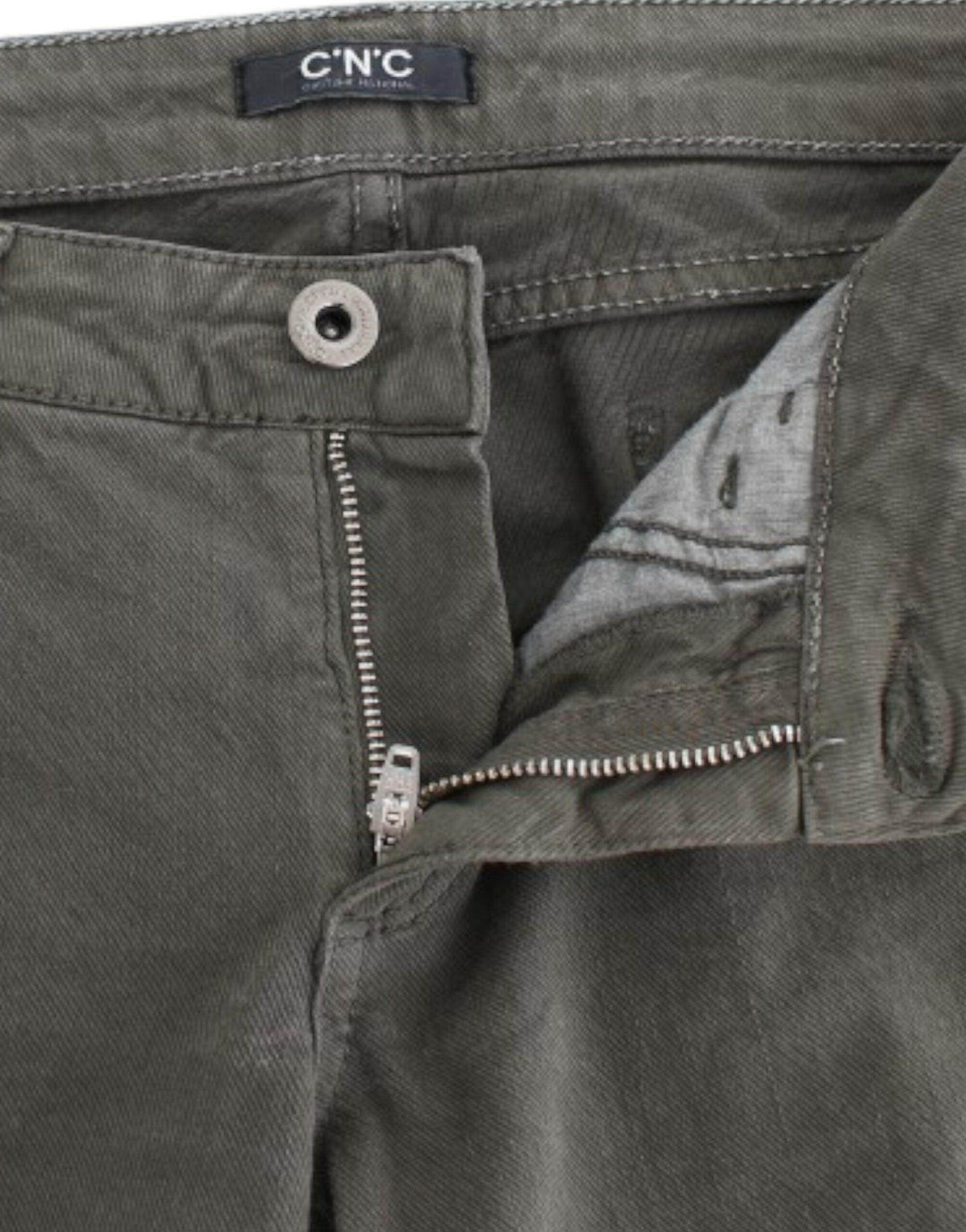 Costume National Schicke grüne Designer Jeans mit schmalem Bein - Léoré