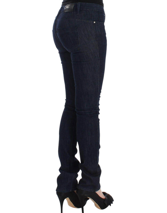 Costume National Schicke dunkelblaue Skinny Leg Jeans - Léoré