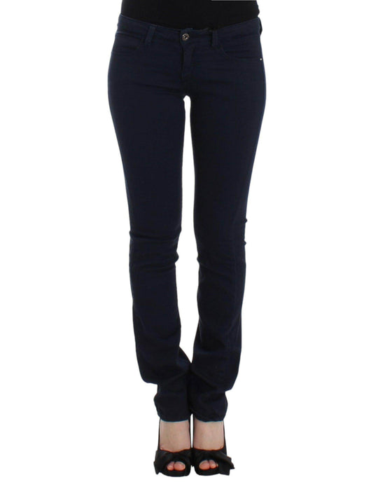 Costume National Chic Blue Straight Leg Denim Delight - Léoré