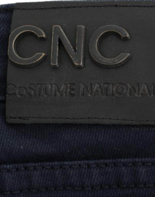 Costume National Chic Blue Straight Leg Denim Delight - Léoré