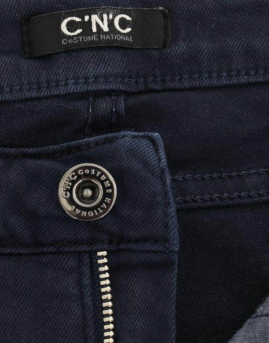 Costume National Chic Blue Straight Leg Denim Delight - Léoré