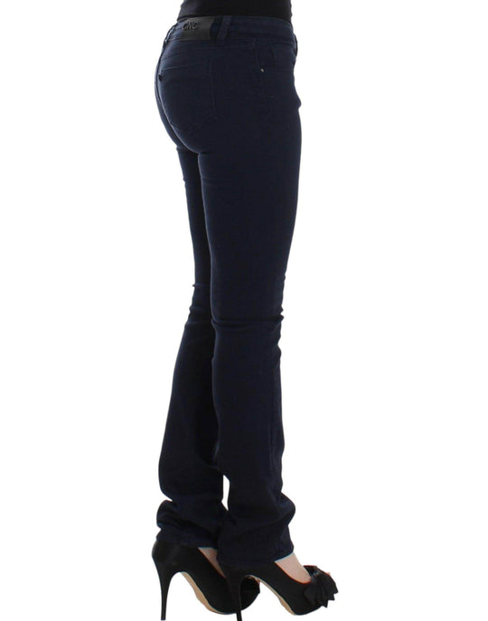 Costume National Chic Blue Straight Leg Denim Delight - Léoré