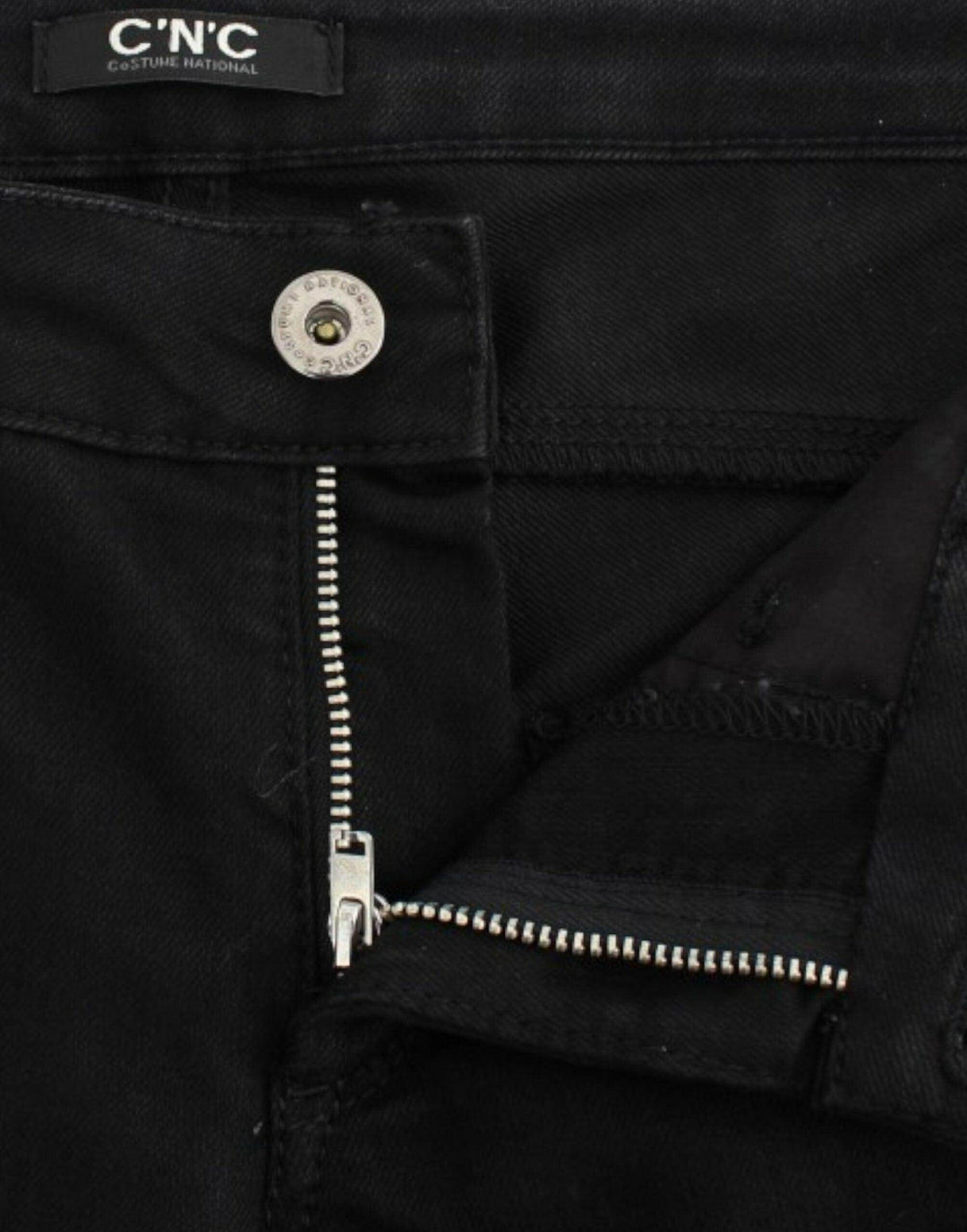 Costume National Elegante schwarze Straight Leg Jeans - Léoré