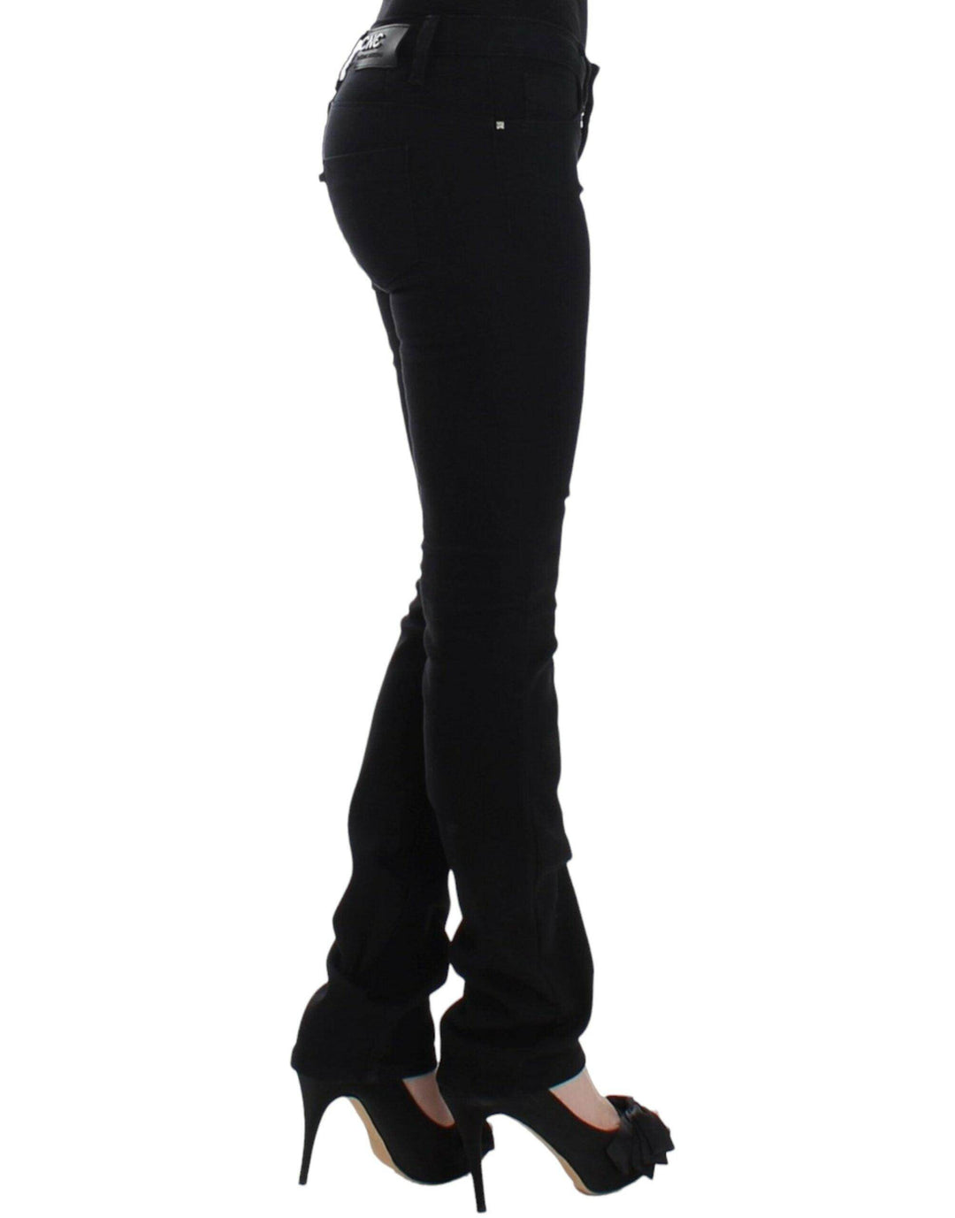 Costume National Elegante schwarze Straight Leg Jeans - Léoré