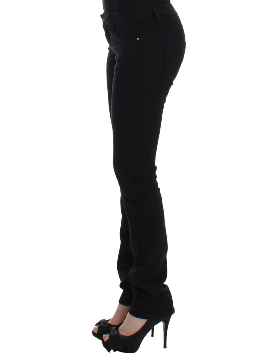 Costume National Elegante schwarze Straight Leg Jeans - Léoré