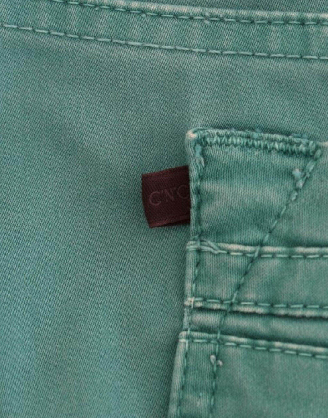 Costume National Schicke grüne Straight Leg Jeans für anspruchsvollen Stil - Léoré