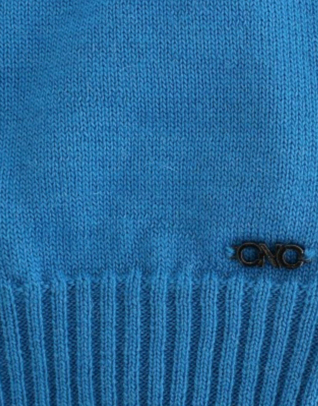 Costume National Gemütlicher blauer Strickpullover mit Rundhalsausschnitt - Léoré