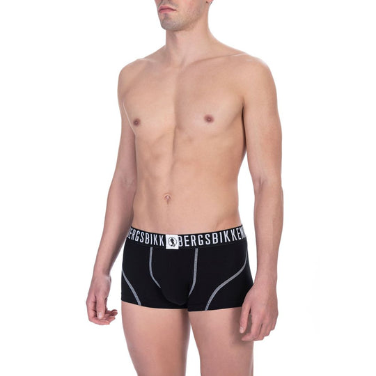 Bikkembergs Schwarz Baumwolle Männer Unterwäsche Trunk Pack