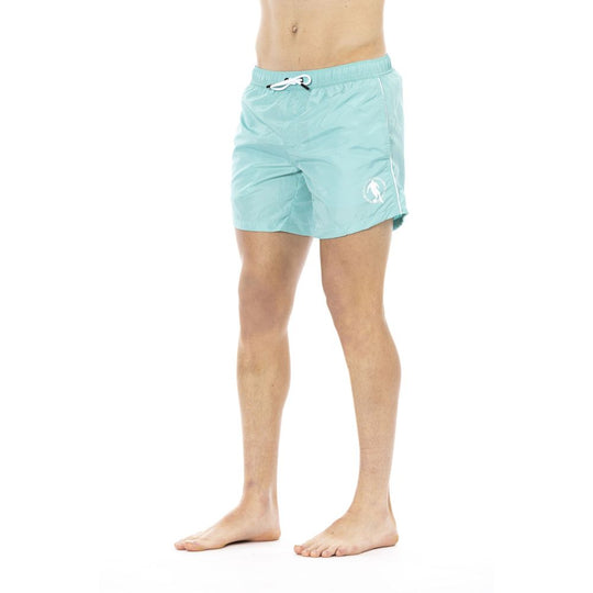 Bikkembergs Hellblaue Polyester Herren-Badeshorts
