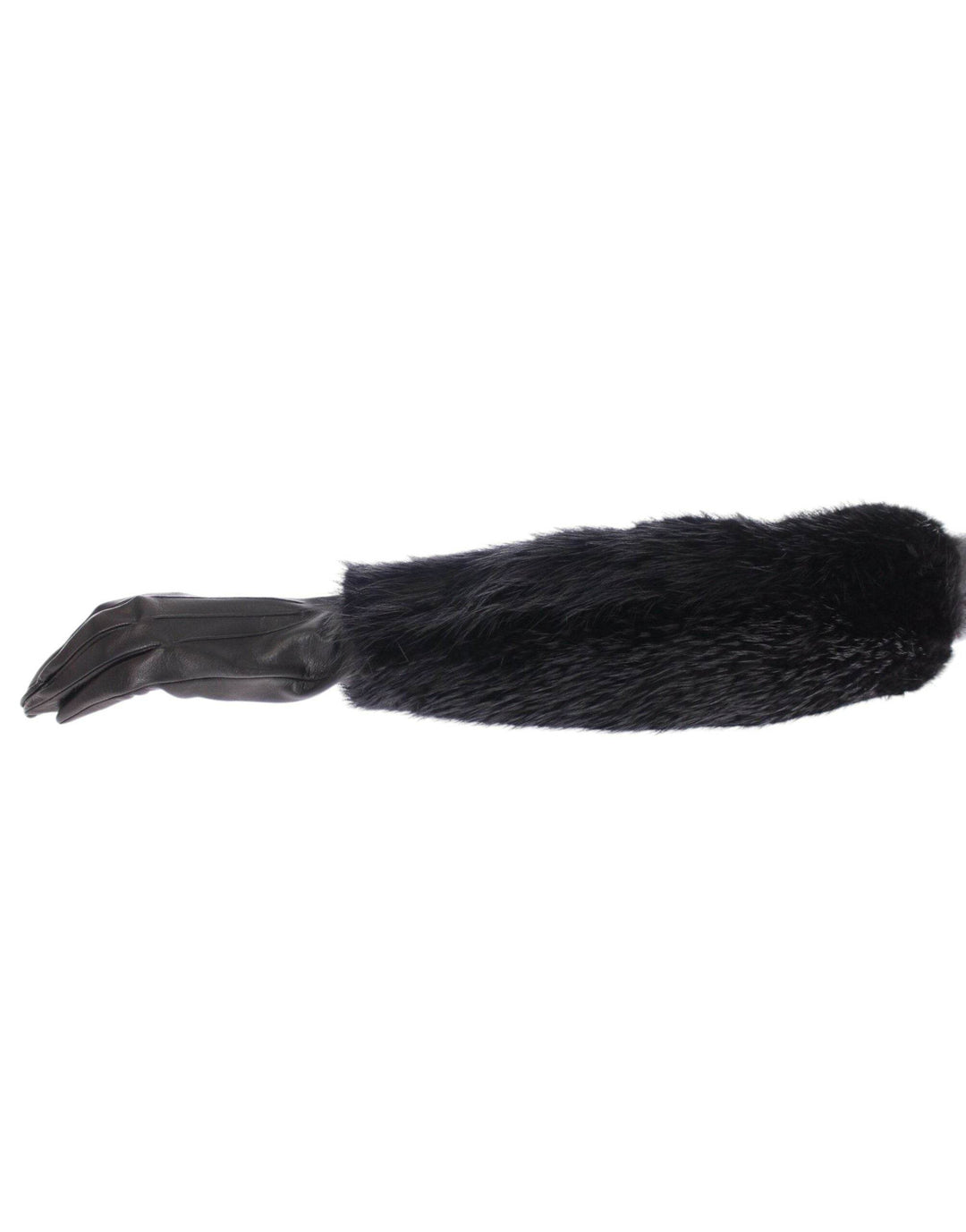 Dolce & Gabbana Elegante ellbogenlange Lederhandschuhe - Léoré