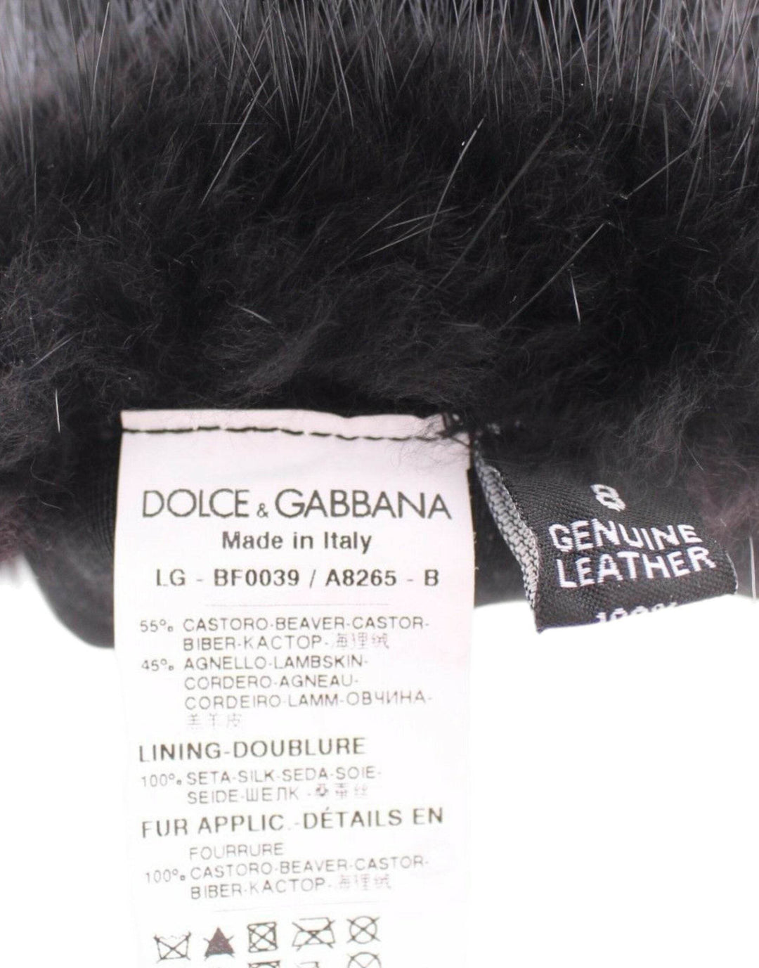 Dolce & Gabbana Elegante ellbogenlange Lederhandschuhe - Léoré