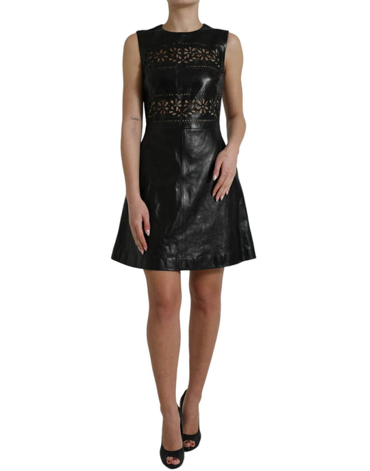 Valentino Elegantes Schwarzes A-Linien-Minikleid - Léoré