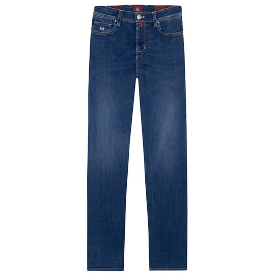Tramarossa Blaue Baumwolle Herrenjeans