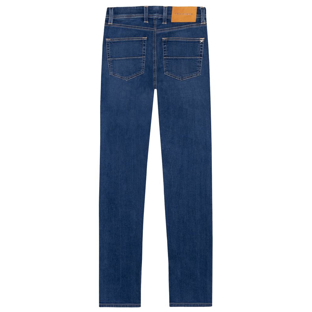 Tramarossa Blaue Baumwolle Herrenjeans