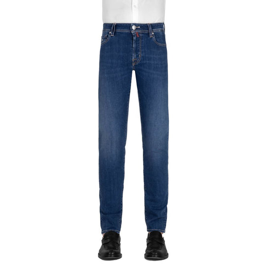 Tramarossa Blaue Baumwolle Herrenjeans