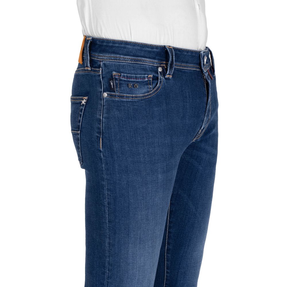 Tramarossa Blaue Baumwolle Herrenjeans