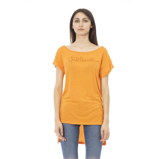 Just Cavalli Orange Baumwolle Frauen T-Shirt - Léoré