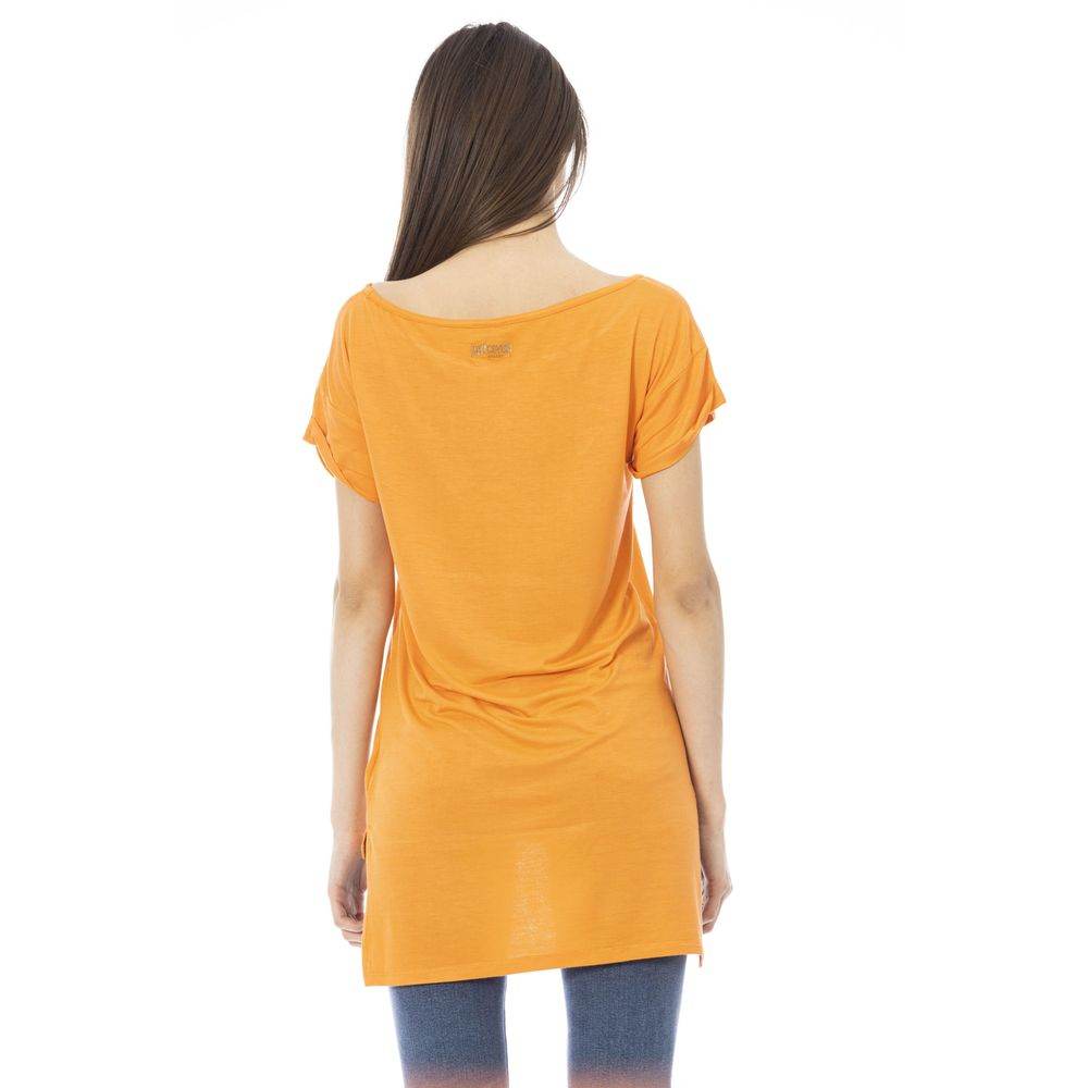 Just Cavalli Orange Baumwolle Frauen T-Shirt - Léoré