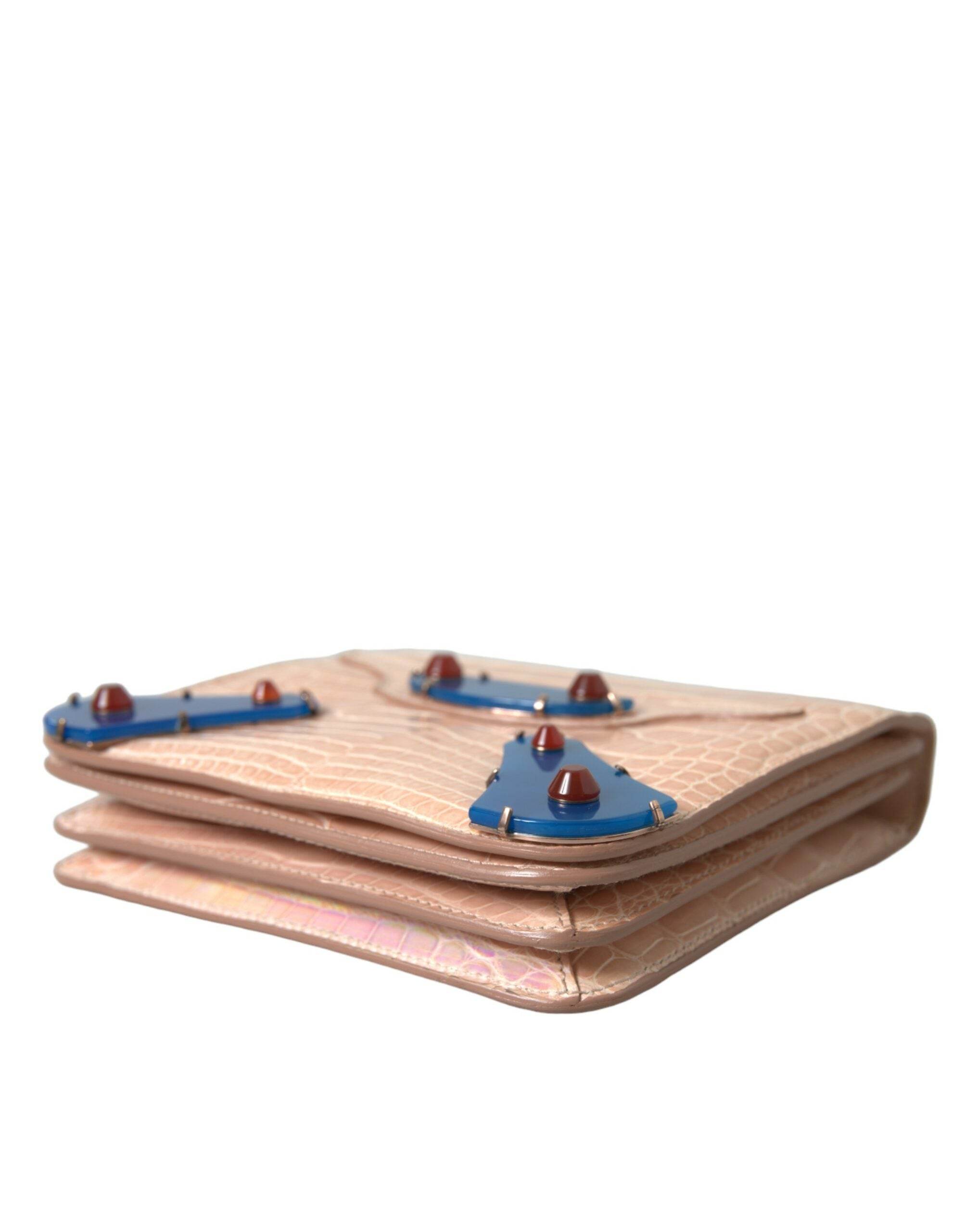 Balenciaga Elegante Mini-Kette Beige Clutch für Abend Eleganz - Léoré