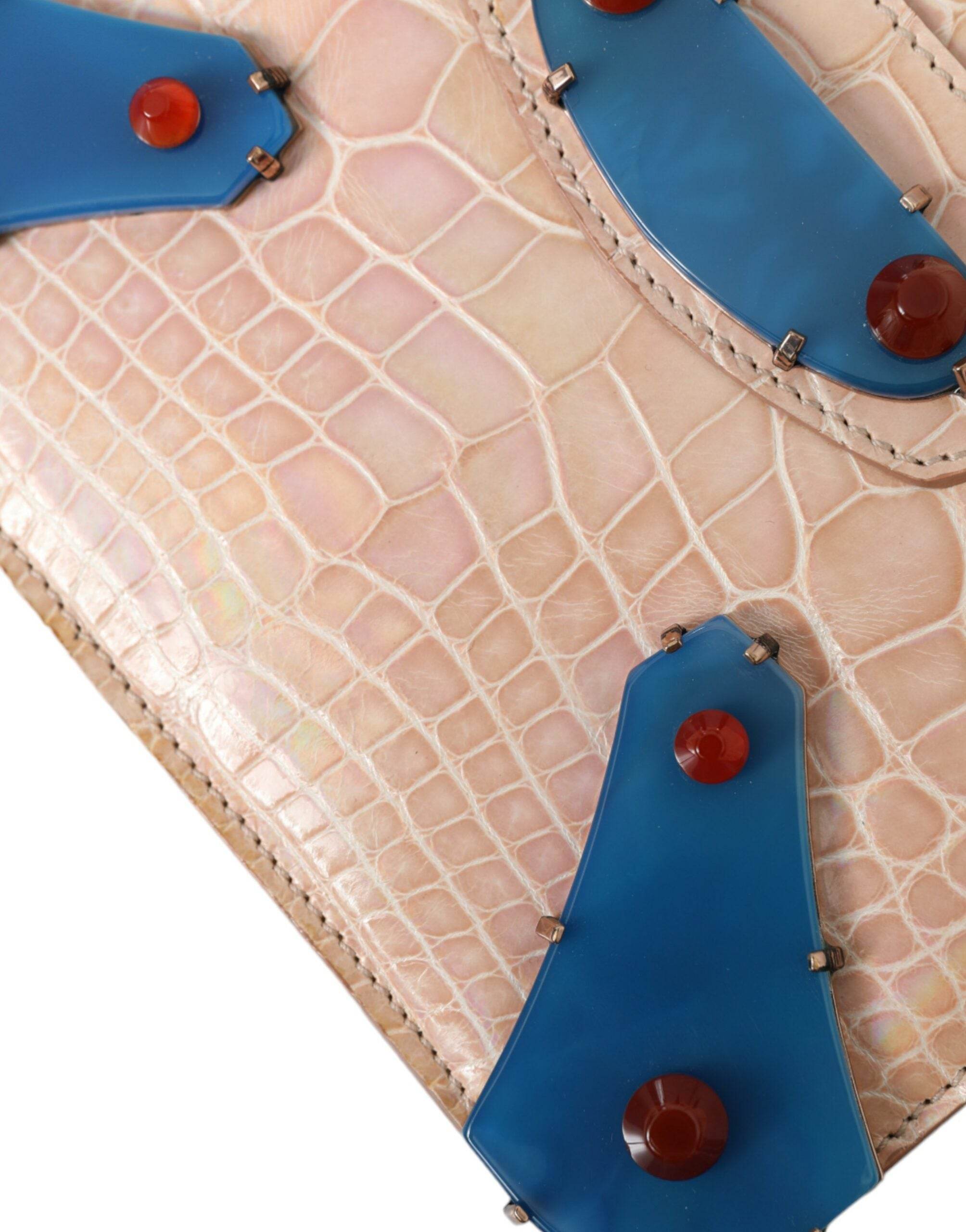 Balenciaga Elegante Mini-Kette Beige Clutch für Abend Eleganz - Léoré