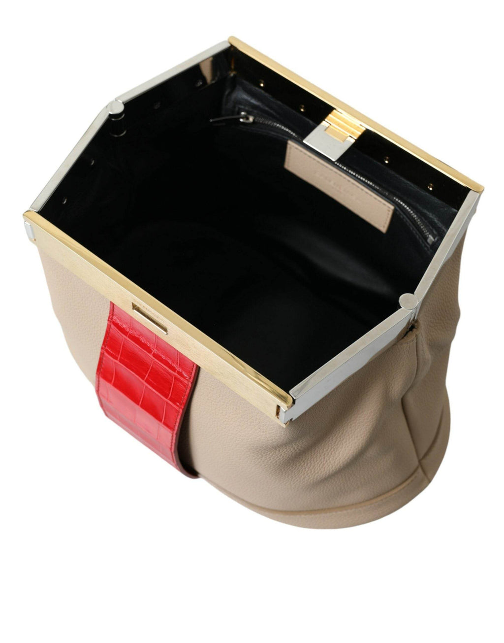 Balenciaga Zweifarbige Clutch aus exotischem Leder - Léoré