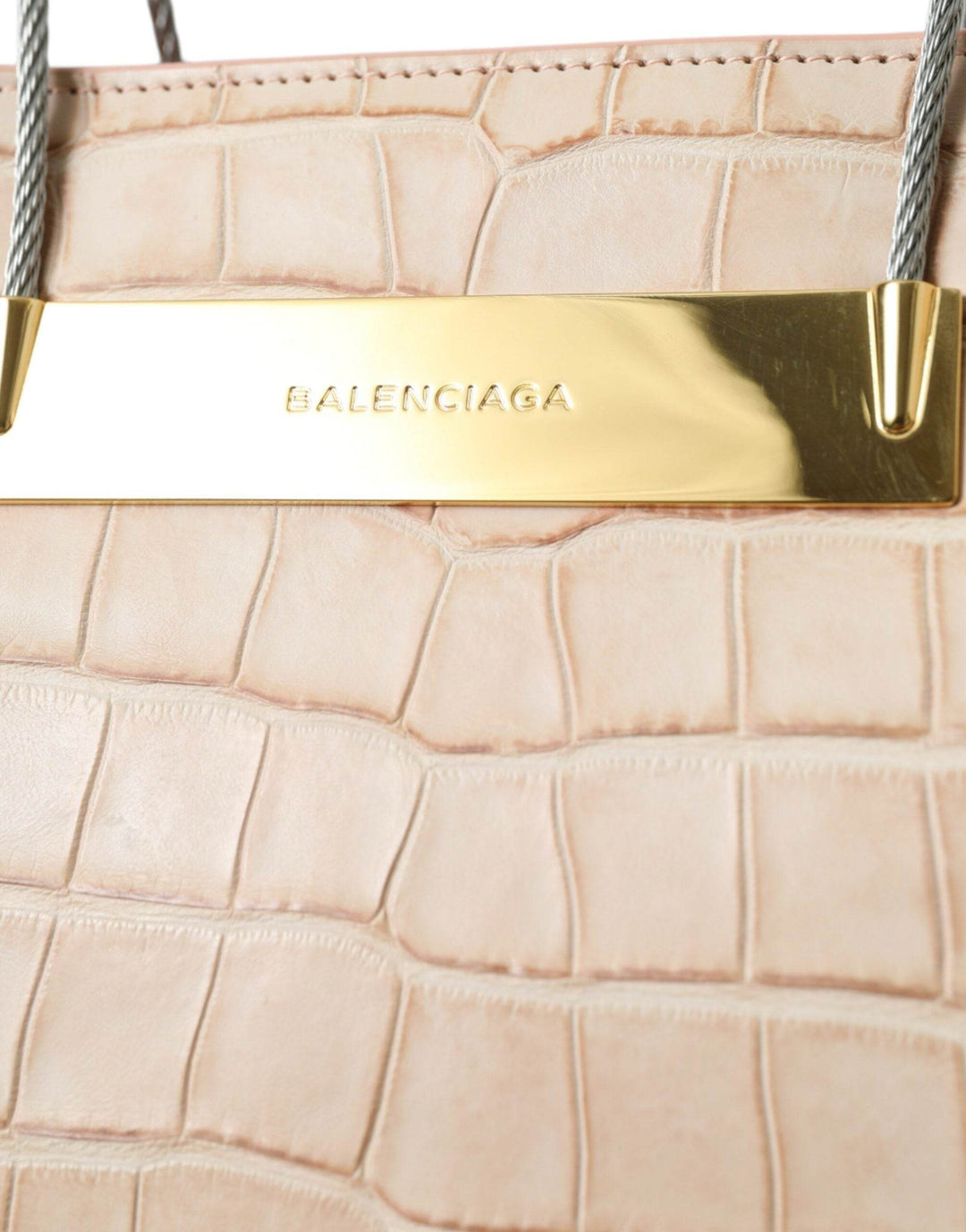 Balenciaga Alligatorleder Chic Pink Tote Bag - Léoré
