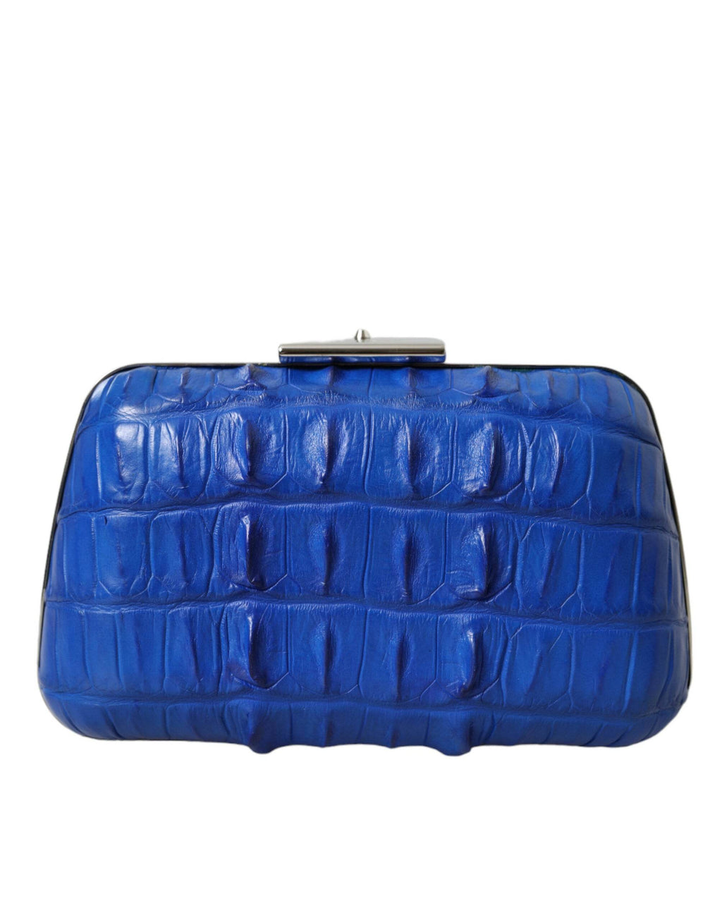 Balenciaga Electric Blue Krokodilleder Clutch - Léoré
