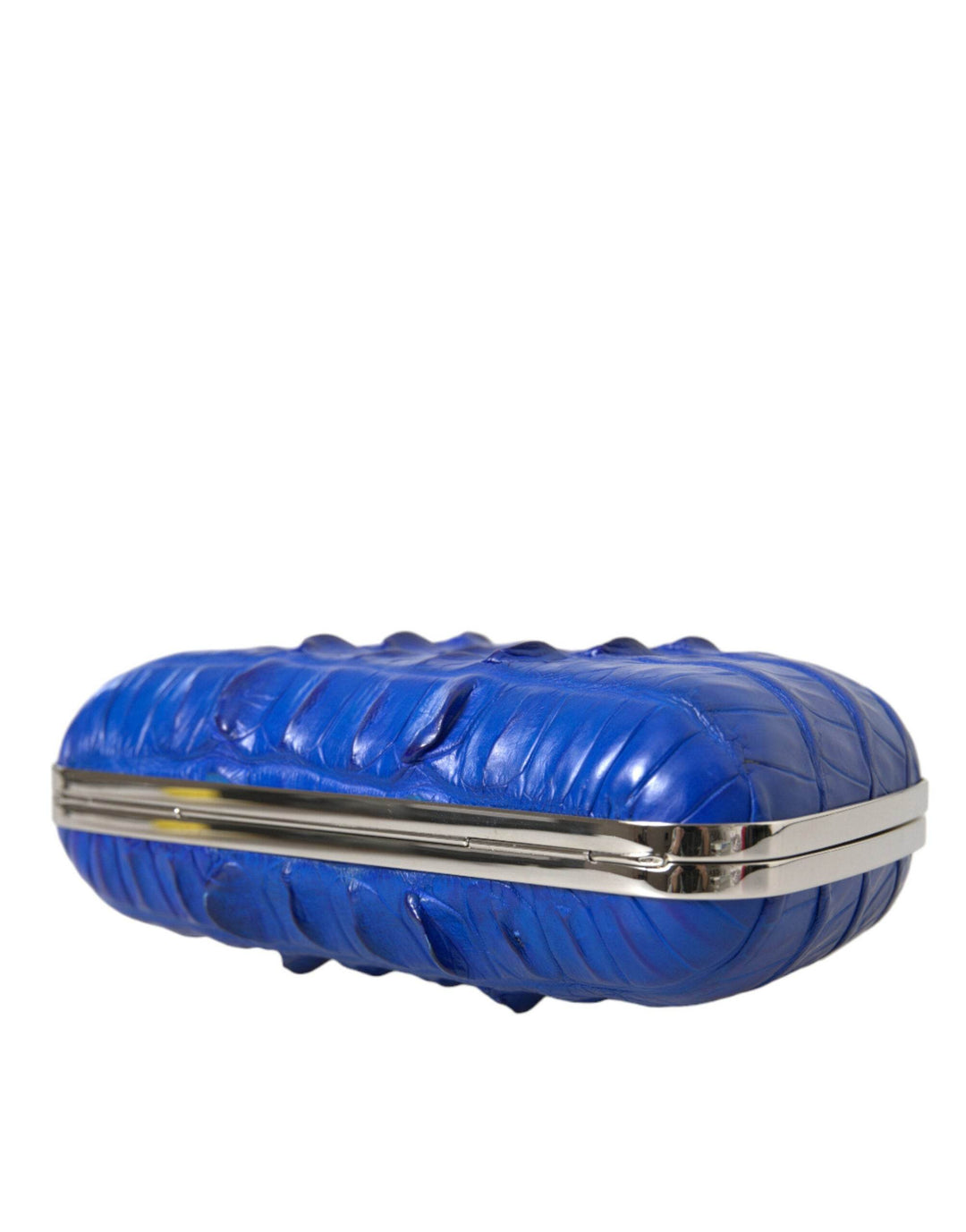 Balenciaga Electric Blue Krokodilleder Clutch - Léoré