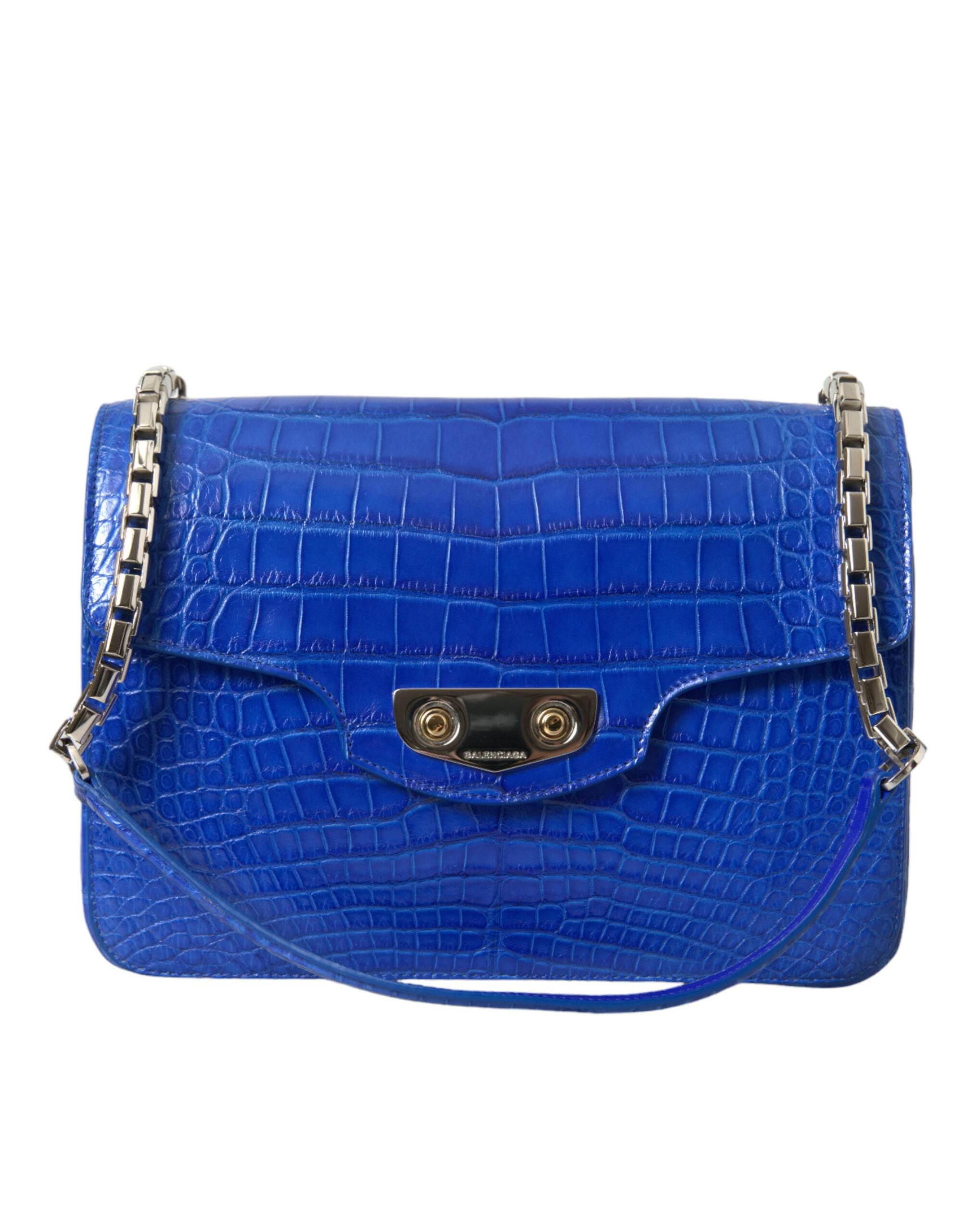 Balenciaga Schicke Alligatorhaut Kette Umhängetasche - Léoré