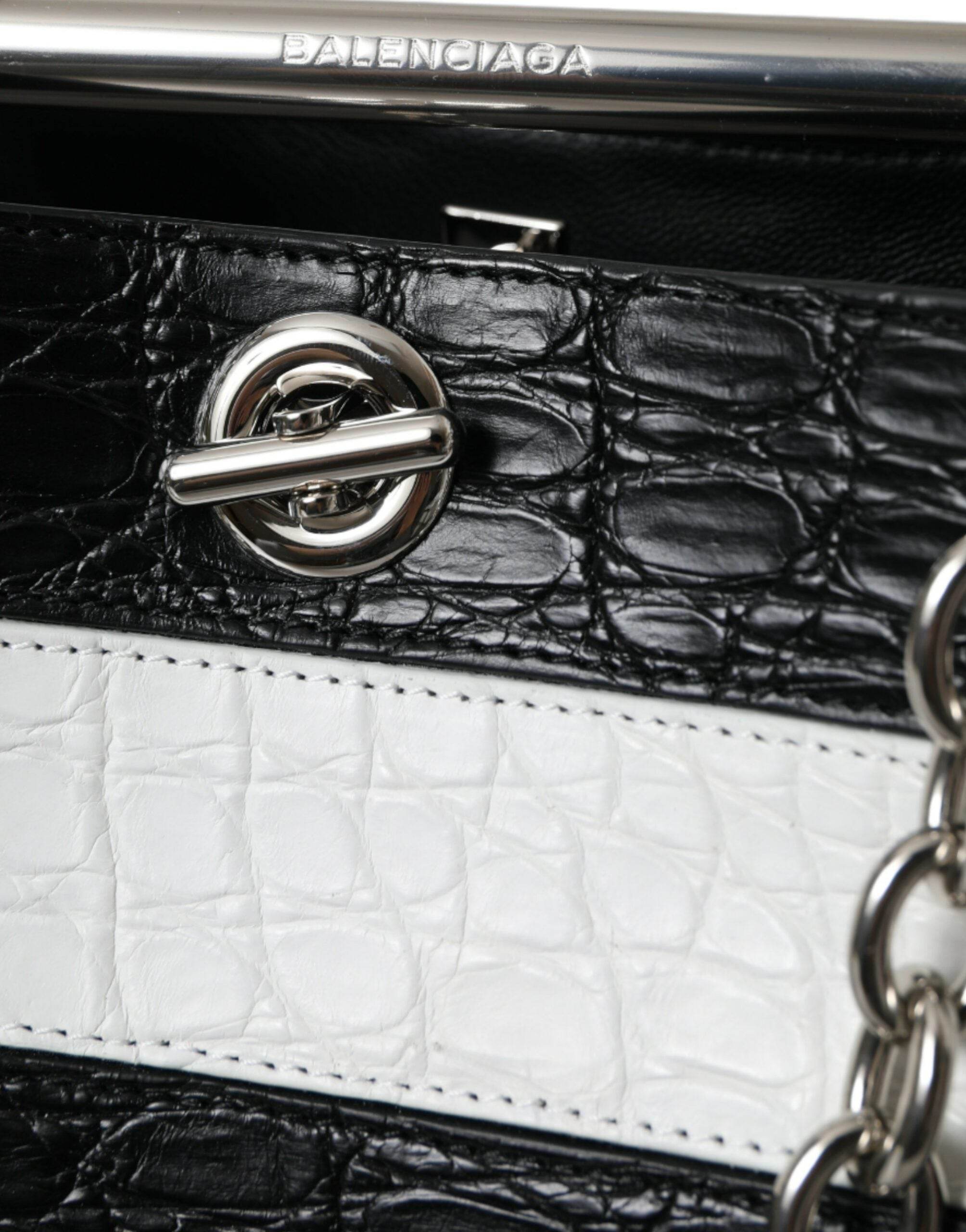 Balenciaga Schicke Maxi Bucket Bag aus Krokodilleder - Léoré