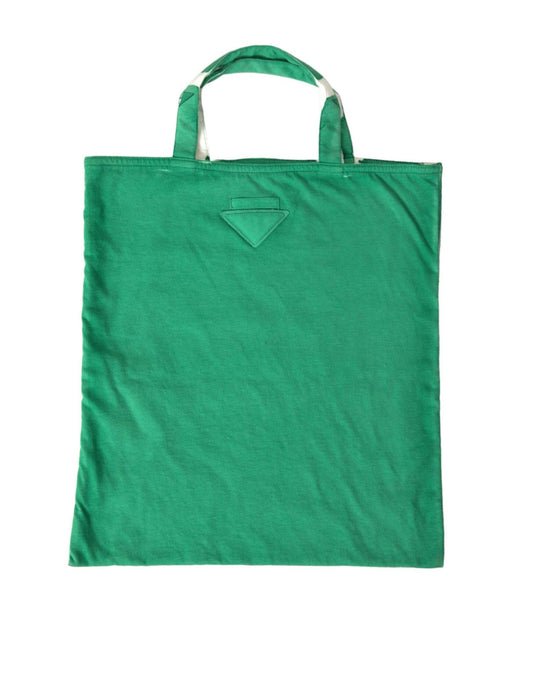 Prada Elegante Tote Bag aus grünem Stoff - Léoré