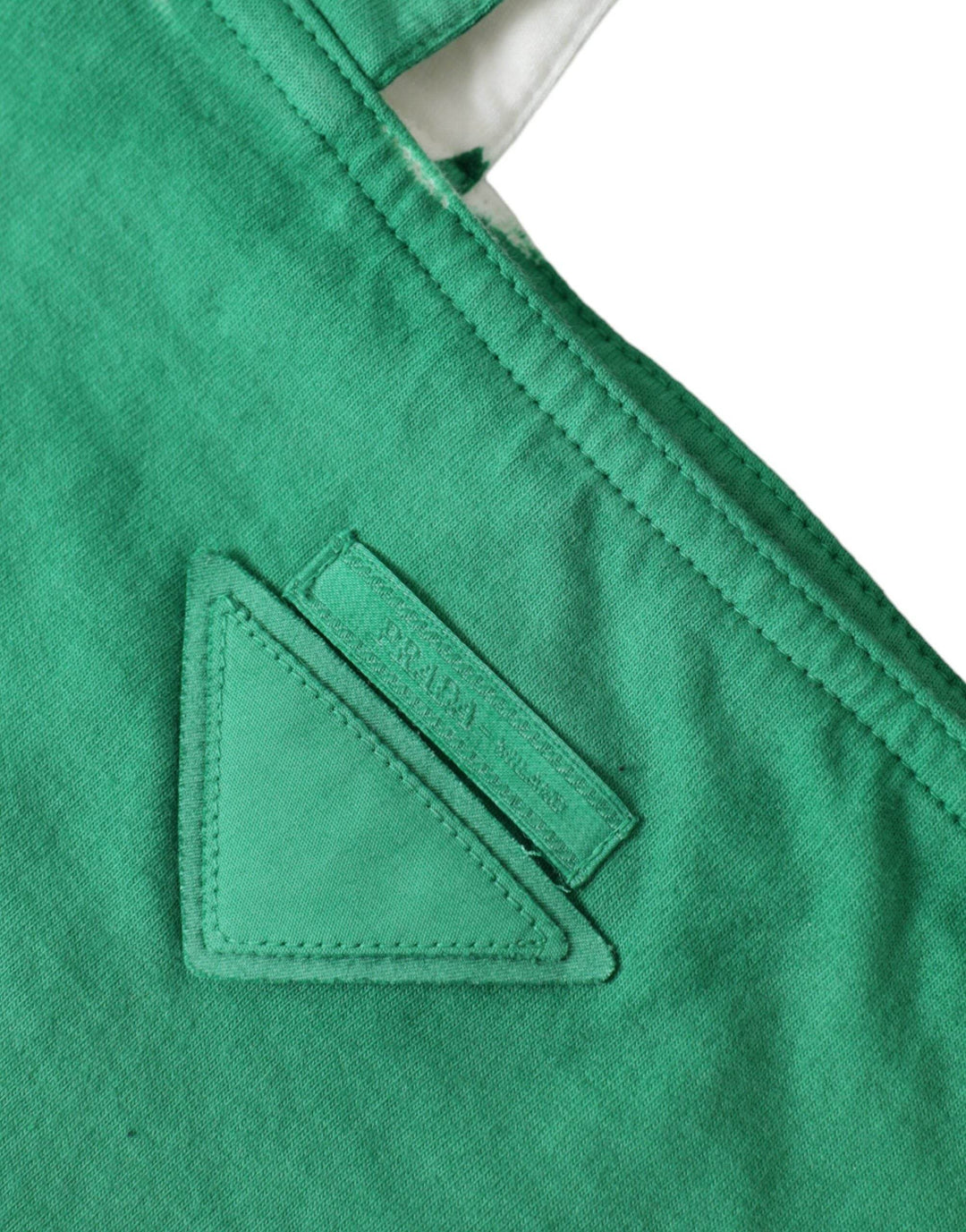 Prada Elegante Tote Bag aus grünem Stoff - Léoré